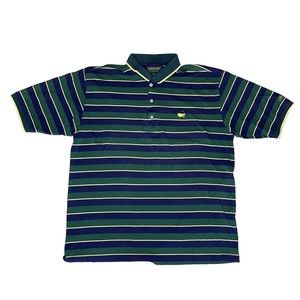 Masters Collection Golf Polo Men’s Large Striped Two-Ply Shirt Hong Kong
